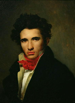 necspenecmetu:  Leon Cogniet, Self-Portrait, 1818 