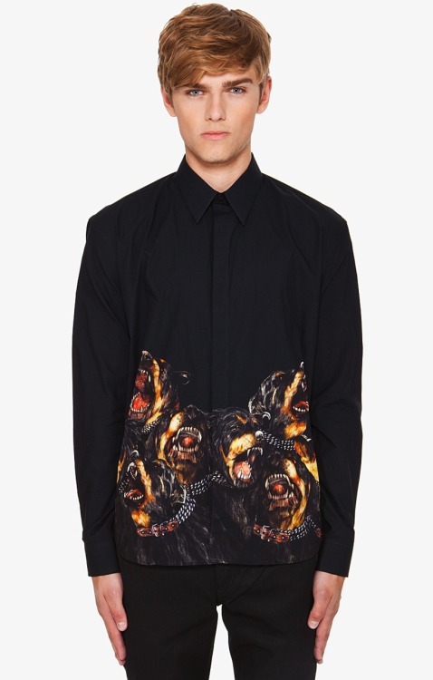 thebeautifulissue:Givenchy rotweilers shirt by Ricardo Tisci