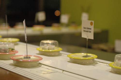 that particular lonely feeling conveyor-belt sushi can bring on