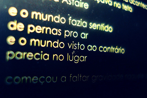 Isso me acalma, me acolhe a alma...