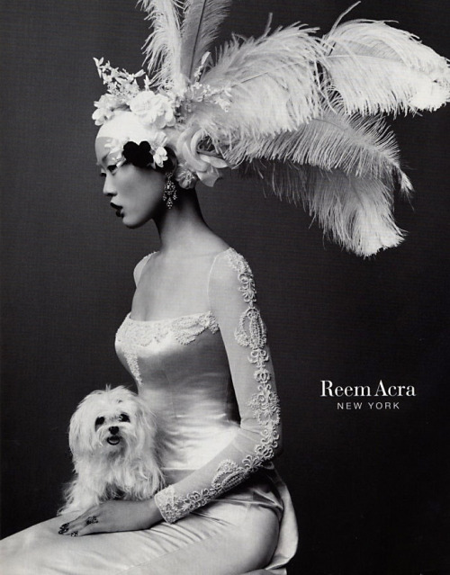 thegothcat:  Reem Acra, circa 2000’sModel: Kae Lee Iwakawa 