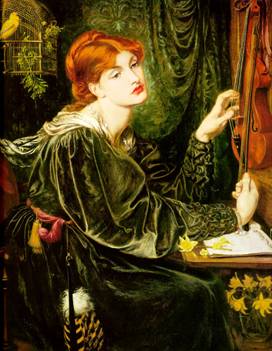  La Ghirlandata, 1873, di Dante Gabriel Rossetti ;Veronica Veronese,1872, di Dante