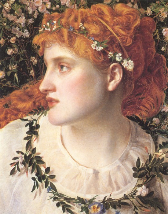  La Ghirlandata, 1873, di Dante Gabriel Rossetti ;Veronica Veronese,1872, di Dante