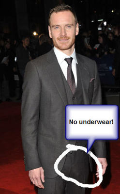 FASSBENDER has a BIG COCK AND no UndERWeaR