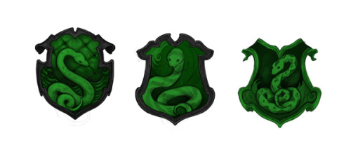 holymotherofrowling-deactivated: Slytherin and Hufflepuff sketches by the Pottermore art team