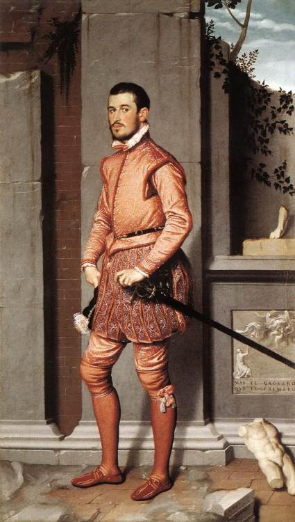 oldrags:The Gentleman in Pink by Giovanni Battista Moroni, 1560 Italy, Palazzo Moroni, Bergamo