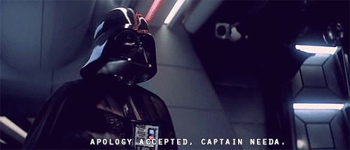 tumblrsteve:This is one of the lines I quote most of all from the movies. Sadly, without the accompa