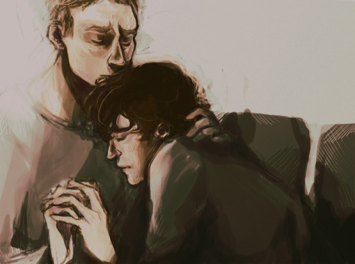 timetravellingfruitcake: you’re taking requests?? can you draw fanart based on the Sherlock fa