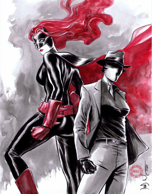 Porn Pics Batwoman and the Question by Dave Wachter