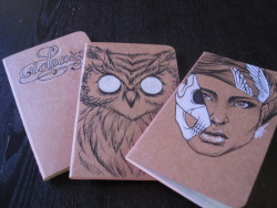 nrrrdcakkke:  Hand illustrated Moleskine Cahiers now on my Etsy. As always use coupon code “TUMBLR” for FREE (domestic) shipping!!*SOLD OUT * SOLD OUT * SOLD OUT * 
