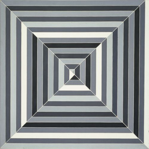 cavetocanvas:  Line Up - Frank Stella, 1962 