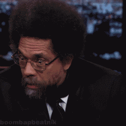mohandasgandhi:the-madame-hatter:boombapbeatnik:Cornel West’s reaction to the assertion that t