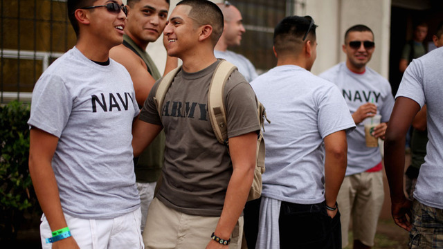 civillyunioned:  Gay Soldiers Sue Government for Equal Protection for Spouses Gay