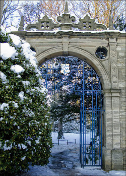 bluepueblo:  Frosty Gate, Oxford University,