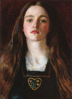 porcelainfawns:  enchantingimagery:  John Everett Millais, “Sophy Gray,” 1857  