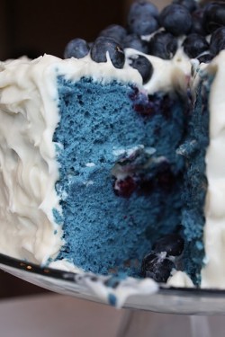 sweetsandmews:  Blue Velvet Cake 1 and ¼