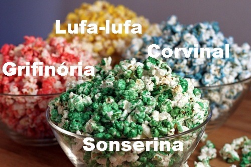  Pipoca Hogwarts. 