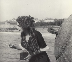  Mary Pickford in Won By a Fish, 1912. 