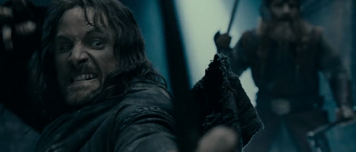 lordofthederps: Everyone take look at Aragorn. Aragorn, show us your battle face. See, kids? This is