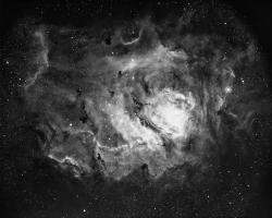 N-A-S-A:  The Lagoon Nebula, Messier Object 8 (M8) Or Ngc 6523, In The Constellation