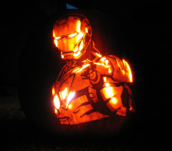 orbitalstrife:  synchronise:  penroseparticle:  kizer91:  The Ironman one is my favorite  I really like Cap. I know a few people who are just going to love Megaman, and Ammy (koff RYN koff)  OH MY GOD PUMPKINS AMMY AND IRON MAN -swoon-  Ammy one is cool.