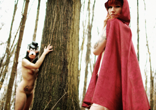 Porn photo clitastrophe:  Red Riding Hood No. 2 by Tsururadio