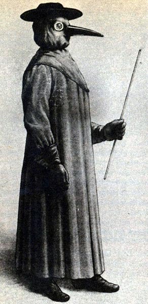  The Black Death Plague Doctor: A plague doctor was a special medical physician who saw those who had the Bubonic Plague. In the seventeenth and eighteenth centuries, some doctors wore a beak-like mask which was filled with aromatic items. The masks