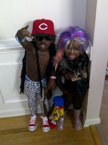 Weezy &amp; Nicki for Halloween