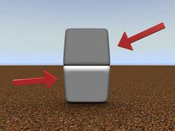 10knotes:  Which gray box is darker? Maybe