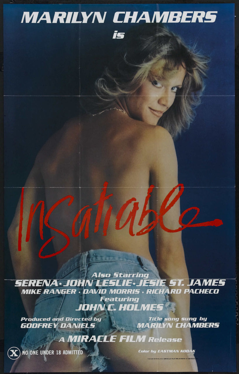 Insatiable, 1980, one sheet