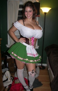 she can serve me a stein of beer anytime