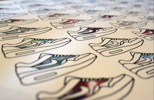 georgeheatondesigns:  My Nike AM1 Illustrated Collection, for fun. 