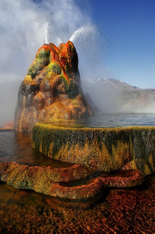 (via Travel / Fly Geyser, Nevada.)