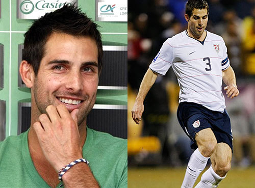 Carlos Bocanegra
(Mexican/White) [American]
Known as:  Professional Soccer/Football Player (Captain of the US National Soccer Team; Plays for the Scottish Premier League’s Rangers club; 2000 MLS Rookie of the Year; 2002 & 2003 MLS Defender of the...