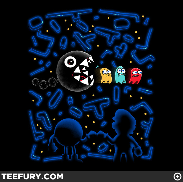 Two heads are better than one in this Pac-Man / Mario mash up shirt design by Matt Needham. On sale today only (11/4) at TeeFury for $10.
Teamwork by Matt Needham / Spiritgreen (Flickr) (Twitter)
Via: teevil