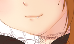 Well I didn&rsquo;t make it in time for Halloween, but here&rsquo;s a small preview of my sweet kitten OC&rsquo;s lips, I am so happy with how gorgeous they came out! 