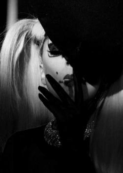 music4happiness:  Just smoke my cigarette and hush…  Sexy Gaga &lt;3 