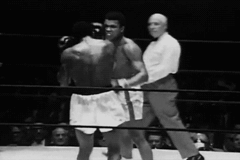 thefitrasta:  ghanaian-princess:  theafrocentricasian:  talentedkanjar: datkidfrombk: *After being called cassius clay at the weigh ins.* “My name is Muhammad Ali and you will announce it right there in the center of that ring after the fight, if