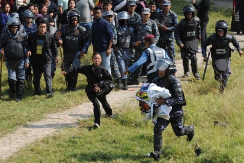 pantslessprogressive:  Nepal. November 1. More than 100 Tibetan exiles were detained Tuesday as they gathered to pray for nine young Tibetans who set themselves on fire to protest Chinese rule. Five of the nine Tibetans died from their injuries. Nepalese