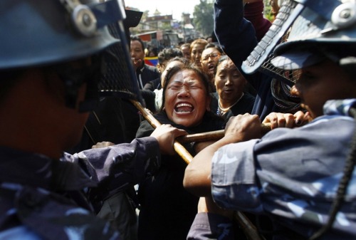 pantslessprogressive:  Nepal. November 1. More than 100 Tibetan exiles were detained Tuesday as they gathered to pray for nine young Tibetans who set themselves on fire to protest Chinese rule. Five of the nine Tibetans died from their injuries. Nepalese