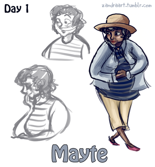First day of the 30 character challenge! Here&rsquo;s Mayte, a sweet ol&rsquo; lady who work