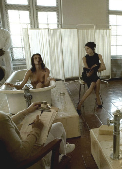 petrole:  supermodels enter rehab, missy rayder and iselin steiro by steven meisel for vogue italia july 2007 