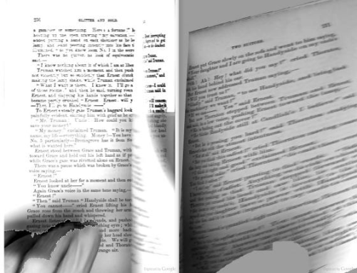 Autocorrected fingers of digitization employee, with filters and page-turning motion.
From p. 231 (?) of Glitter and Gold, by Horace Field (1872). [Here]