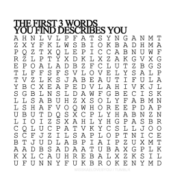 broken, funny, lovely