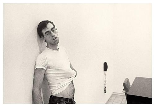 cruiseorbecruised:  whyiamtellingyouaboutit: David as Cindy Peter Hujar 1982 Gelatin-silver print Sheet: 16 x 20 inches; 51 x 41 cm 