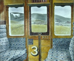 felimath:  Eric Ravilious, Train Landscape, 1939