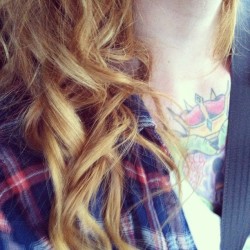 Curls. Bored sitting in traffic.  (Taken