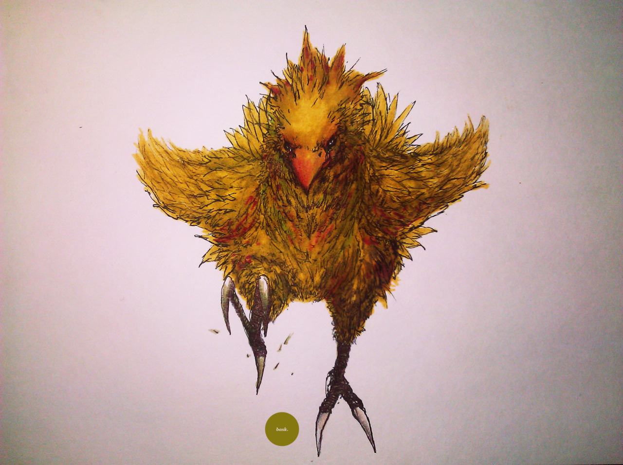 baskbaskbask:  I’ll be drawing more detailed chocobos in the future. Shoot, I love