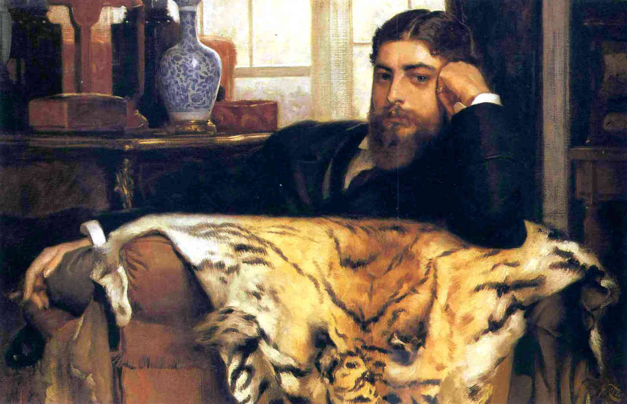 artofmasculinity:  James Tissot - Algernon Moses Marsden, 1877 