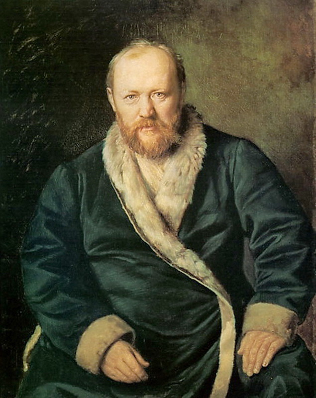 artofmasculinity:  Vasily Perov - Portrait of the Playwright Alexander Ostrovsky,
